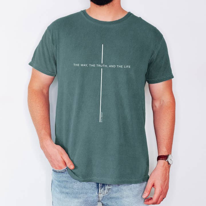 Refinery Number One LLC - Wholesale T-Shirt (Graphic) - Unisex - The Way The Truth The Life, Christian Jesus Religious Tshirt