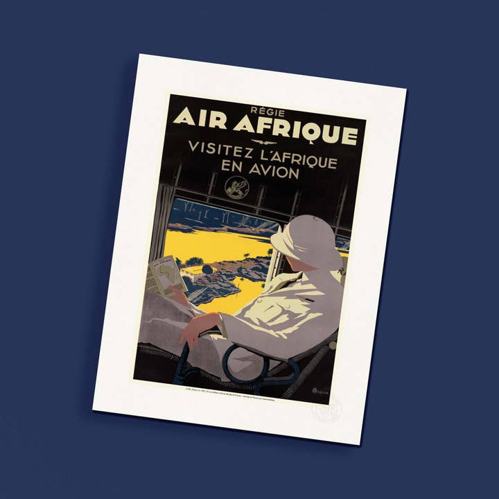 Oneart - Wholesale Poster - Air France / Air Afrique Agency Poster - Visit Africa4