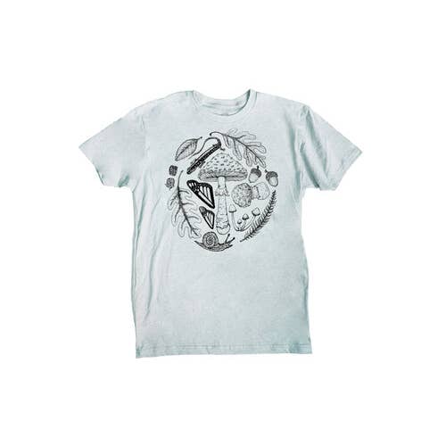 Nature Walk - Wholesale Screen Printed T-Shirt - Women's - Forest Floor Comfy Tee shirt