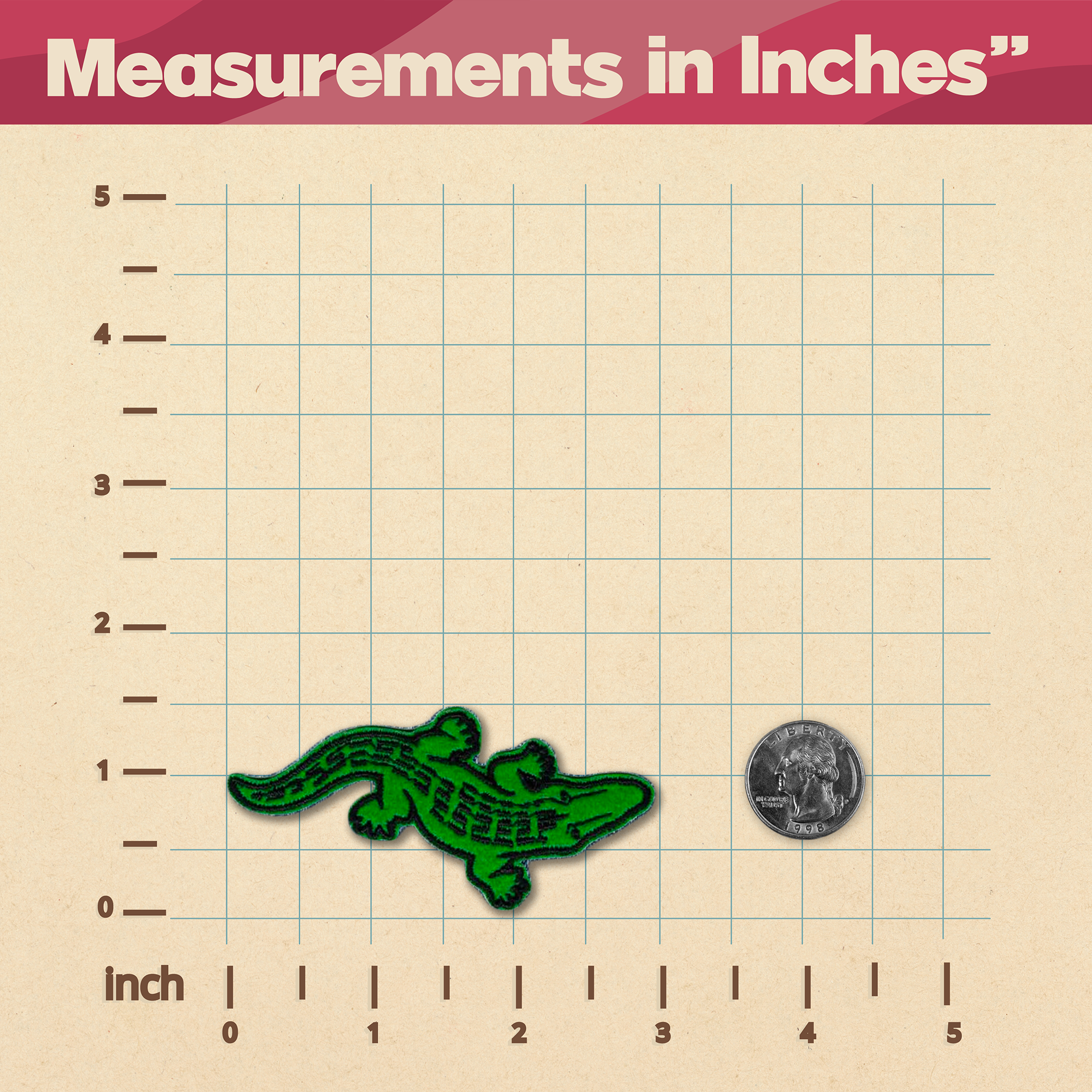 Kosmic Soul - Wholesale Patch - Alligator Patch1