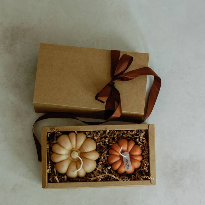 Verba candle co - Wholesale Novelty Candle - Fall Pumpkin candle Gift box, Halloween, Fall decor Â