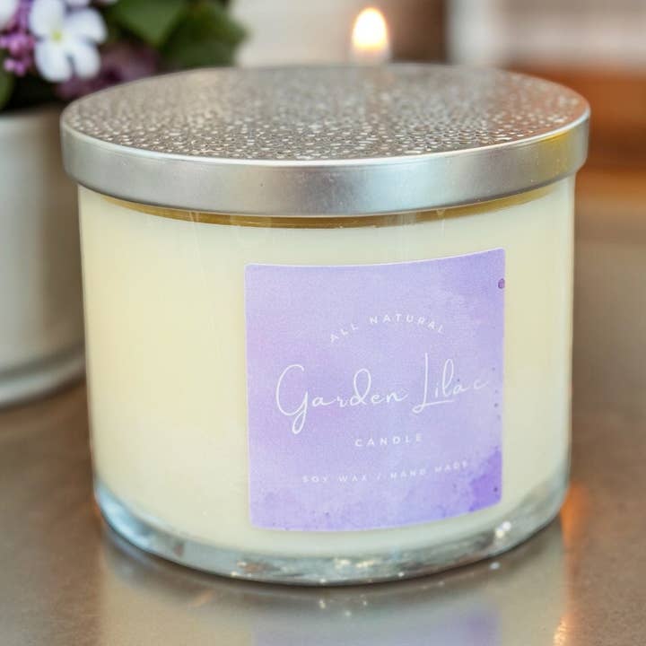 Französische lila Sojawachskerze für den Großhandel von Sasha Candle Co