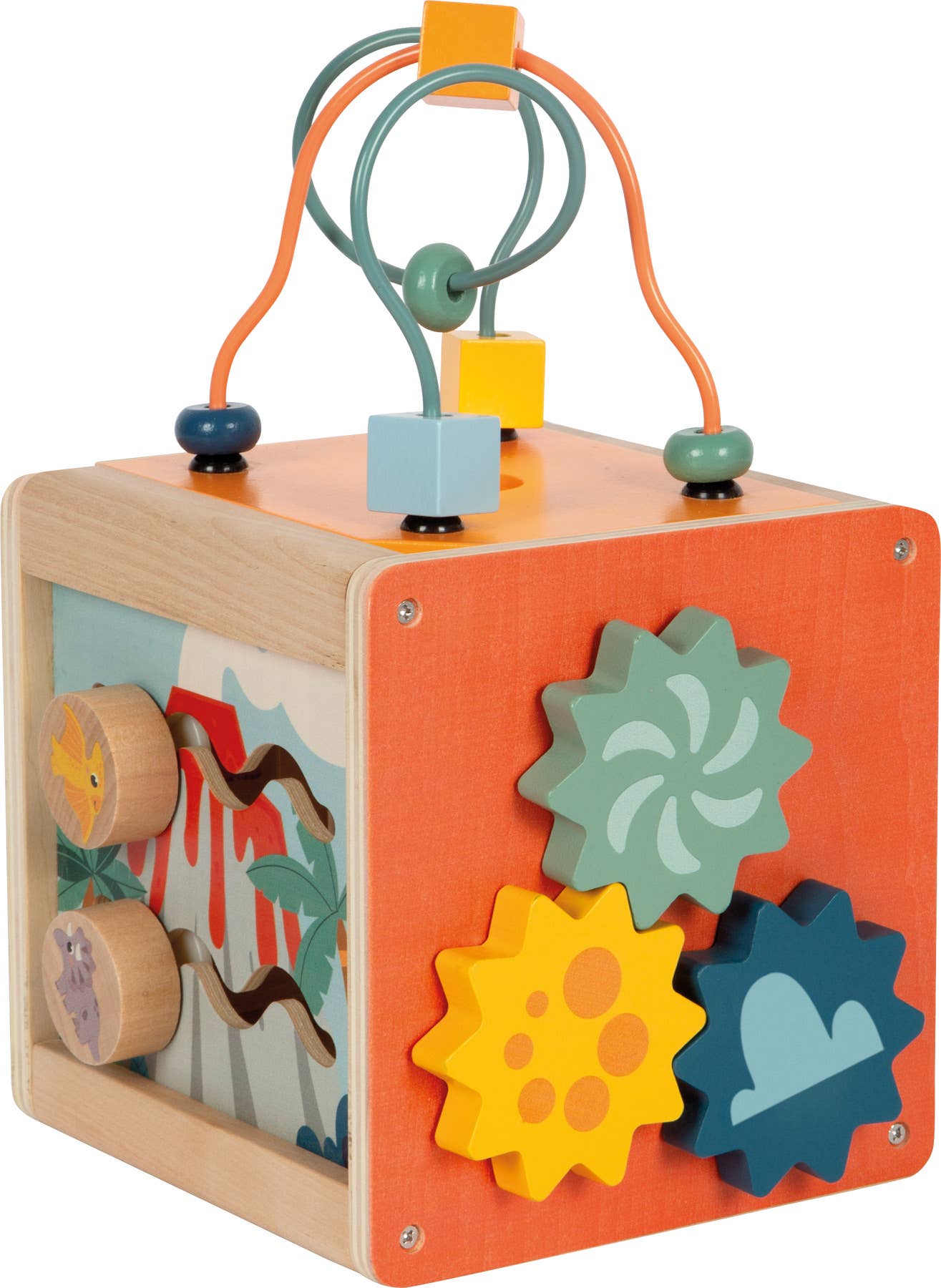 small foot - Wholesale Wood Toy - Kids - Motor Skills Cube “Dino” FSC 100% | Motor Skills | Wooden Toys1