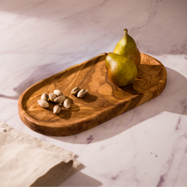 Carré Olive Wood - Vente Plateaux de service - Plateaux Ovales en Bois d'Olivier Carré2