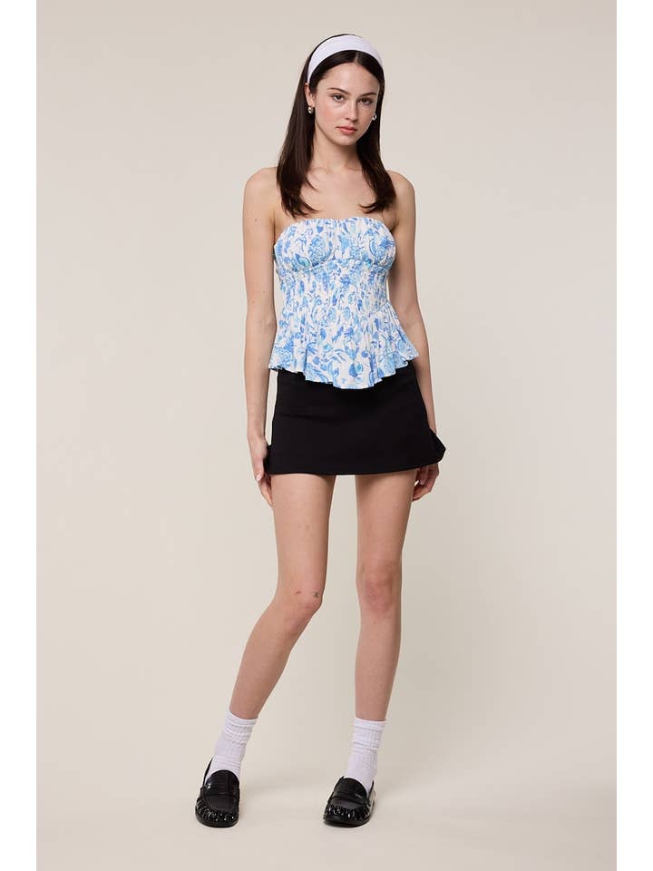 Sky to Moon - Vente Jupe – femme - MINI-JUPE-SHORT UNIE BASSE ÉLASTIQUE UNIE14