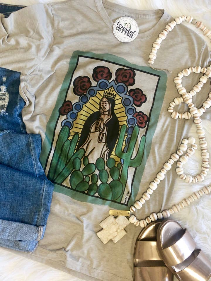 Our Lady Tee for wholesale by Branded Cotton