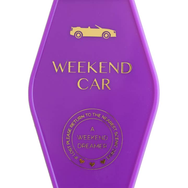Weekend Car Keychain for wholesale by Jollity & Co. + Daydream Society