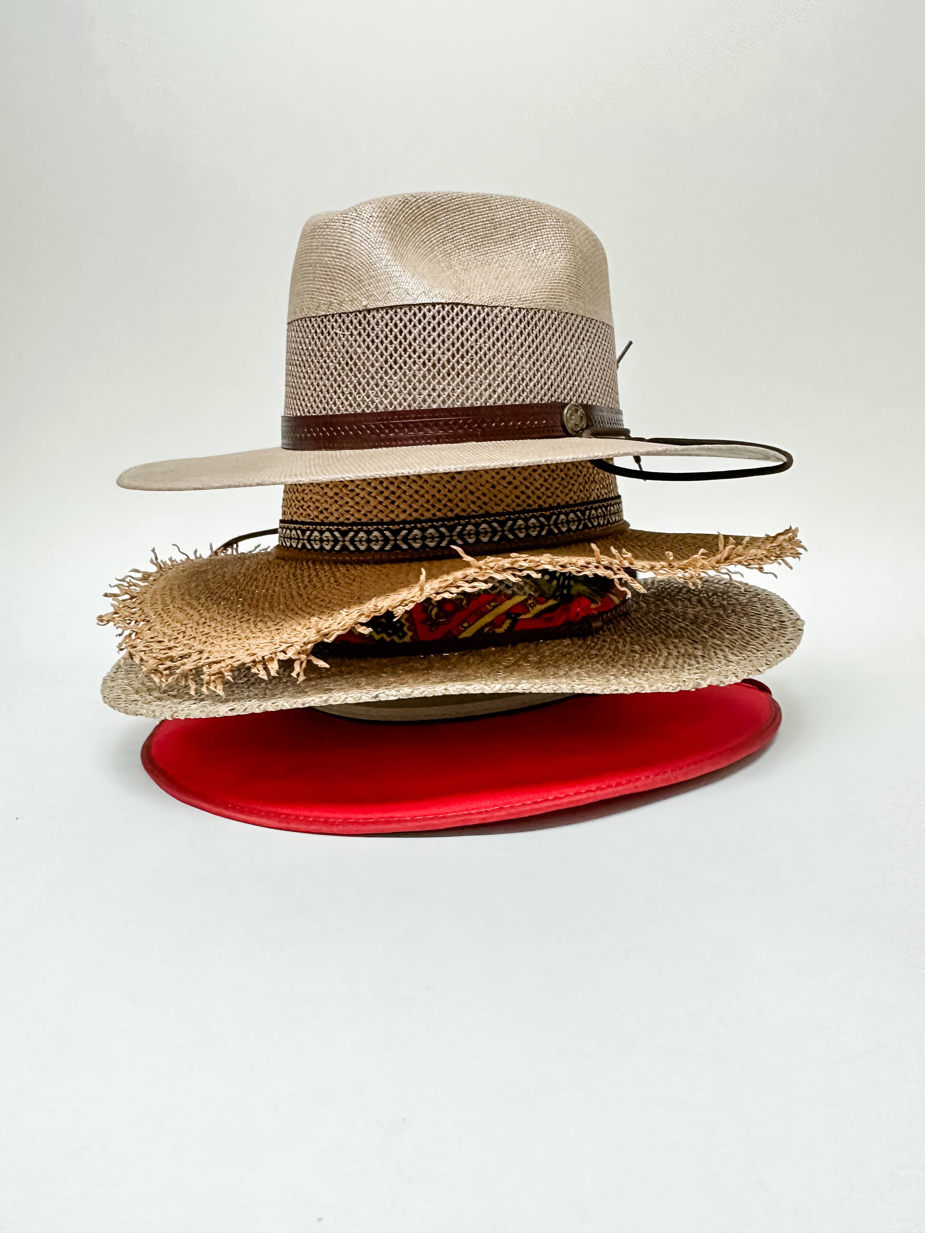 American Hat Makers - Wholesale Straw Hat - Unisex - Sun Hat Straw (Prepack of 12)1