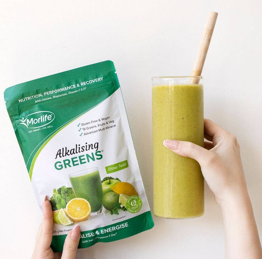 Morlife - Wholesale Protein/superfood powder - Alkalising Greens Citrus Twist 200g2