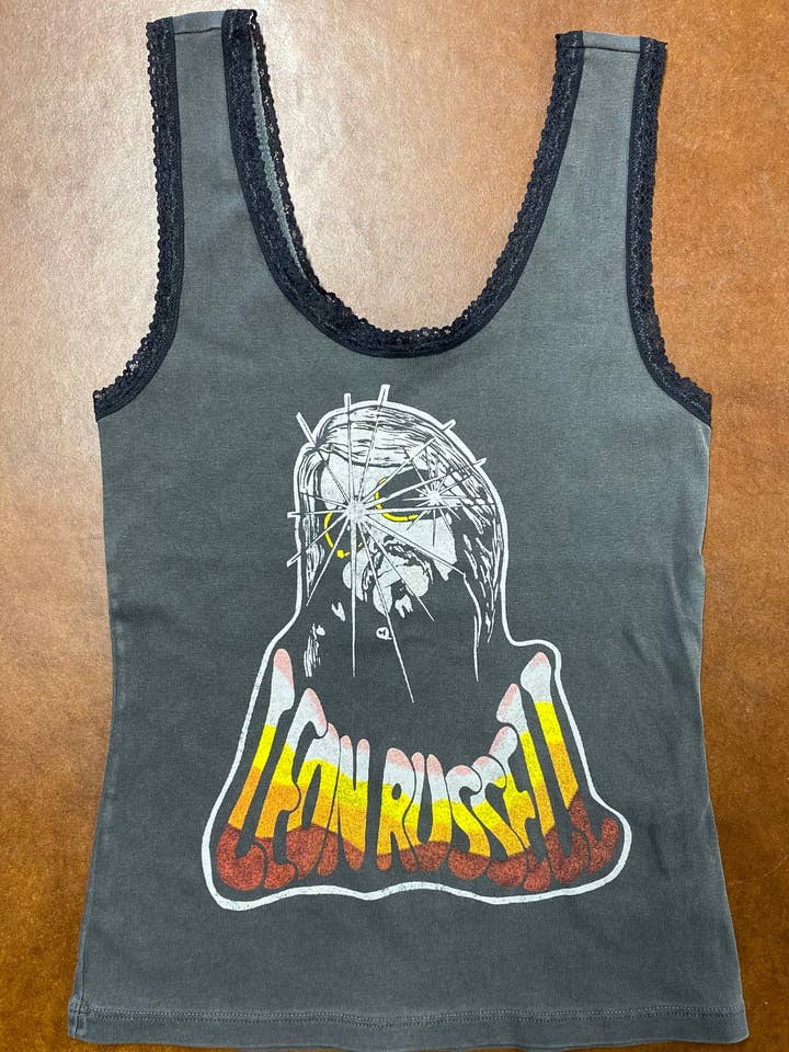 Leon Russell Sun Lace Tank for engroshandel hos Midnight Rider