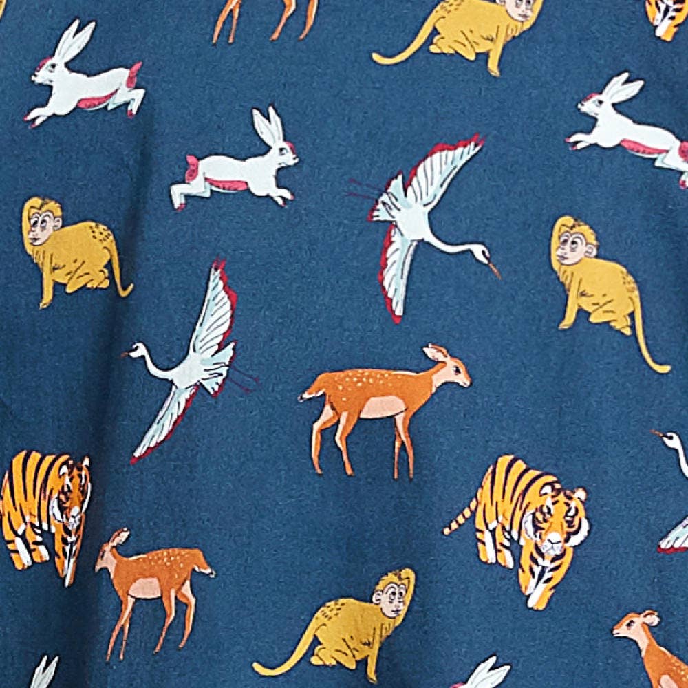 Blå Multi 20312 | Kyla | Fight & Flare klänning med fickor för wholesale på Faire3