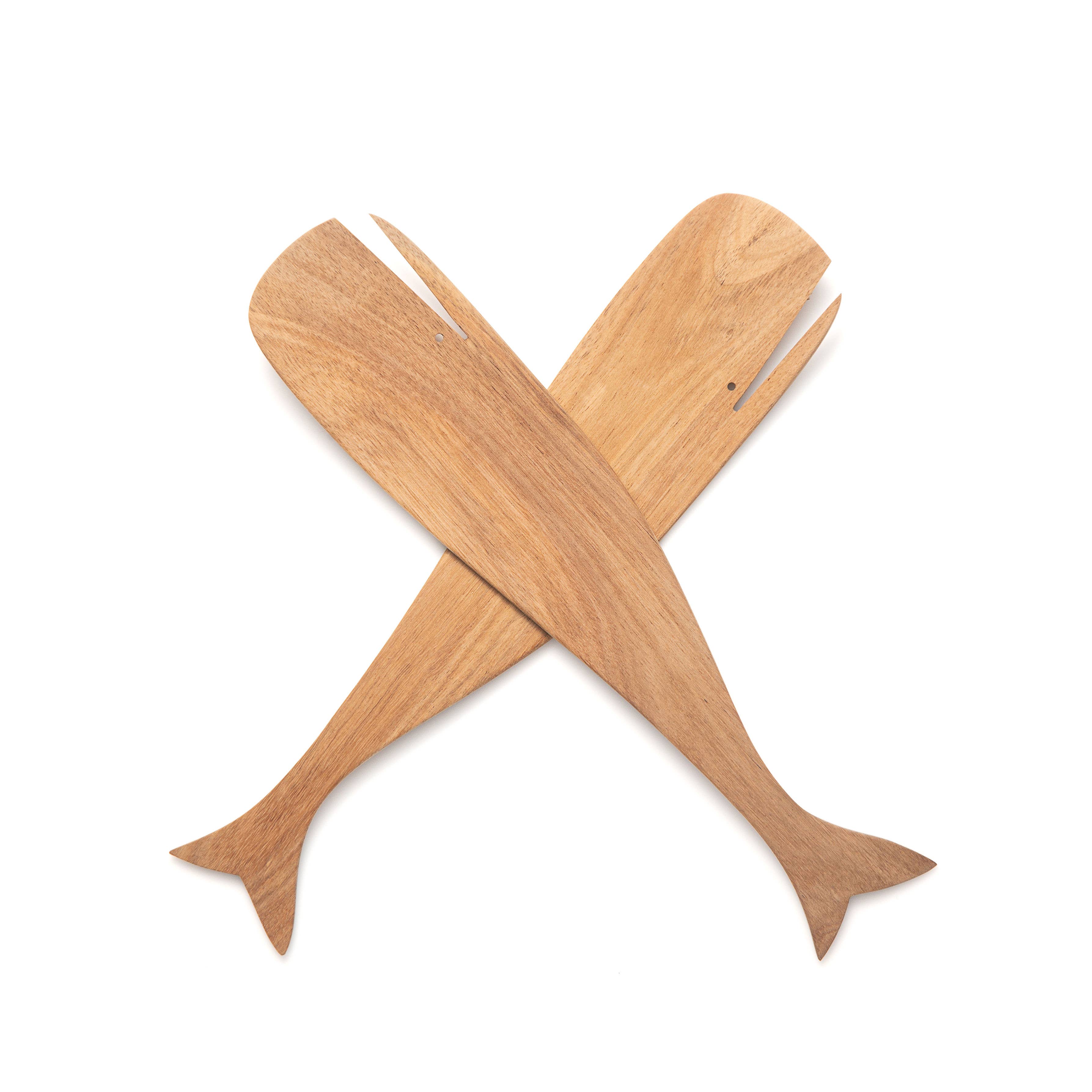 Fox Run Brands – Engroshandel Serveringsredskaber – Ironwood træhvalsalatredskaber, akacia,12.5" x 275"3