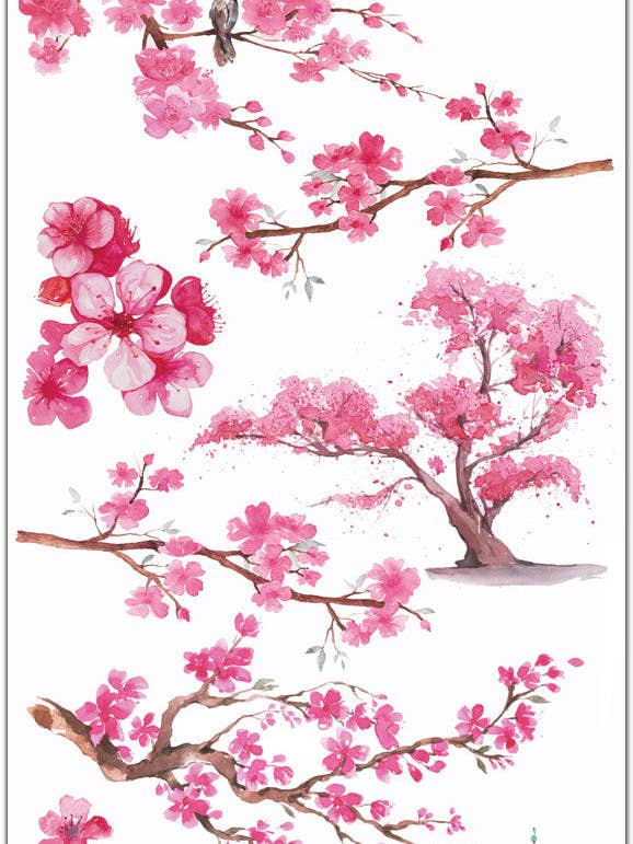 C282 Cerezo Japonés para venta al por mayor de Violette Stickers