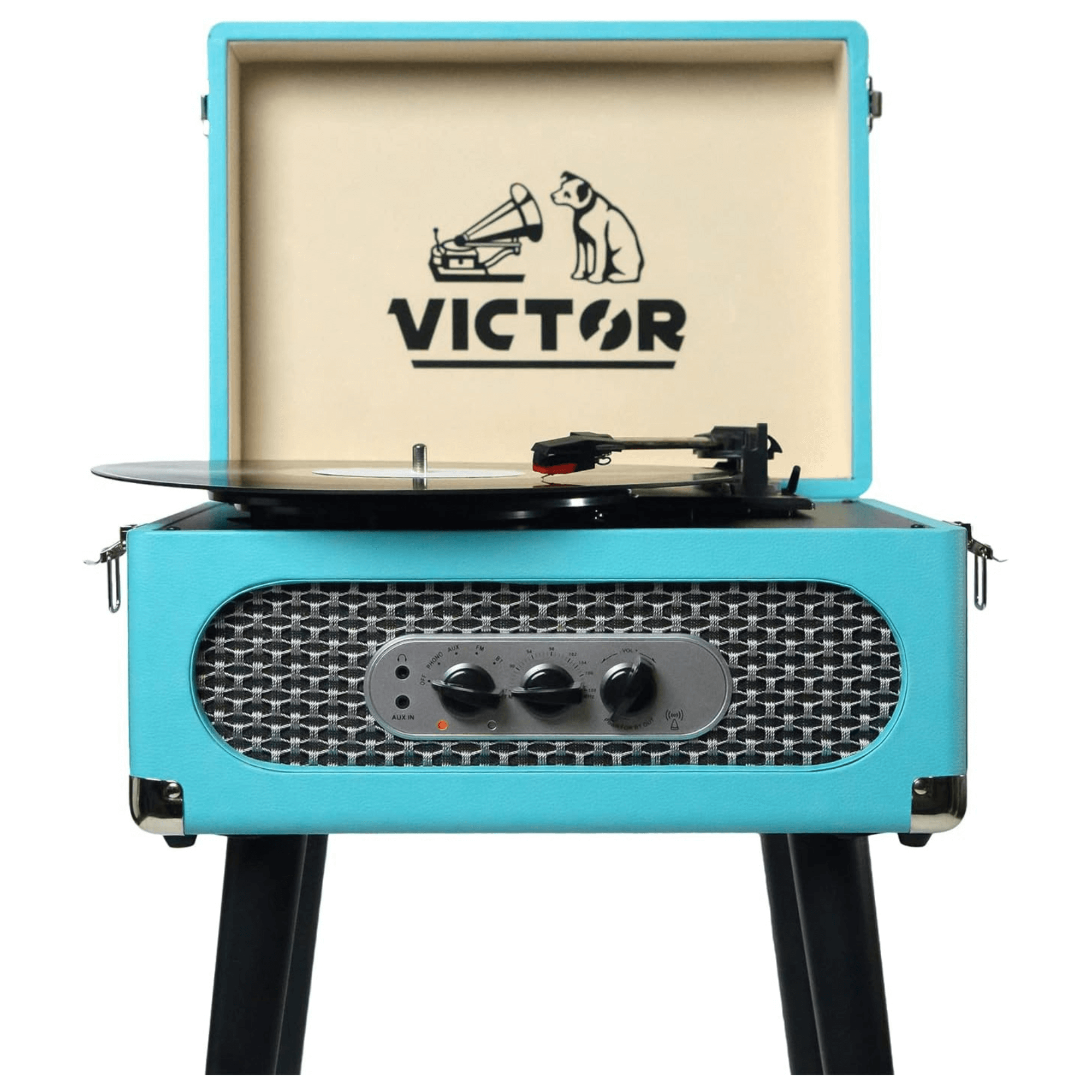 JupiterGear Home - Vendita all'ingrosso Casse audio - Victor Andover centro musicale BT 5 in 1 con gambe alte da sedia3