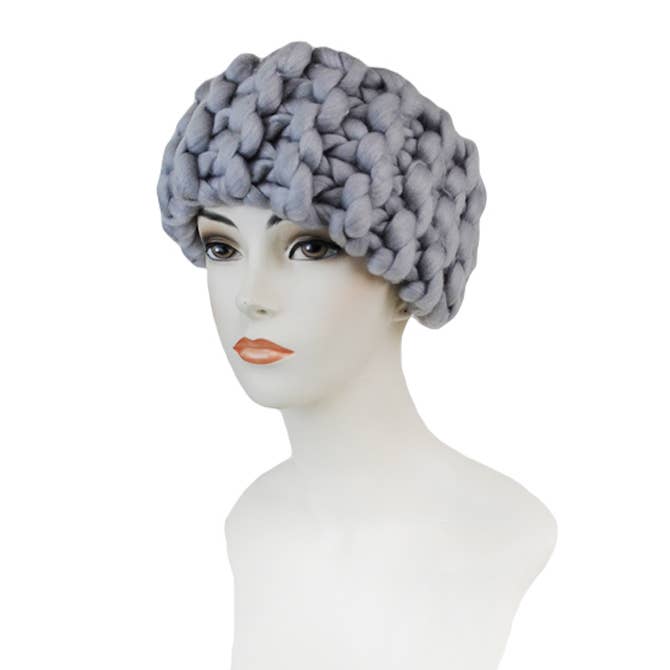 Cap Zone - Wholesale Fashion headband – women's - Loppy Mango Thick Knit Hand Crochet Headbands5