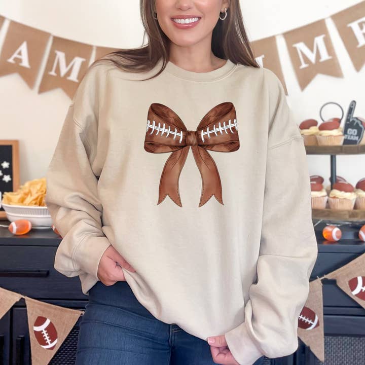 Game Day Crewneck, Football Apparel, College Sweatshirt for wholesale by Patty B’zz