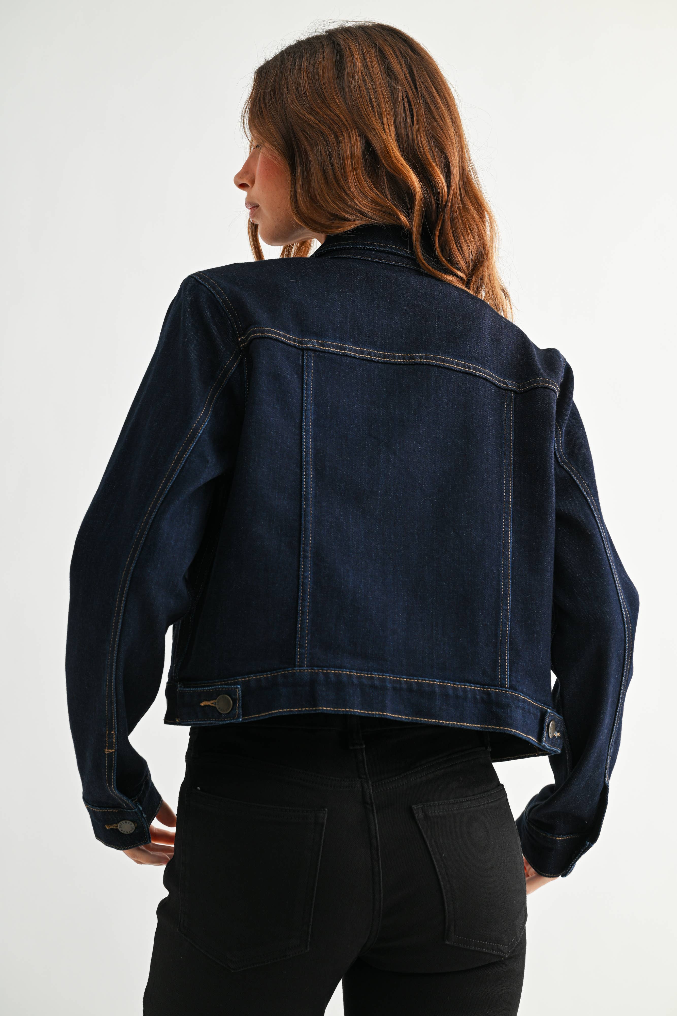 Just USA Jeans - Wholesale Denim Jacket - Women's - JA801 - SUP - Stretch Classic Jacket2