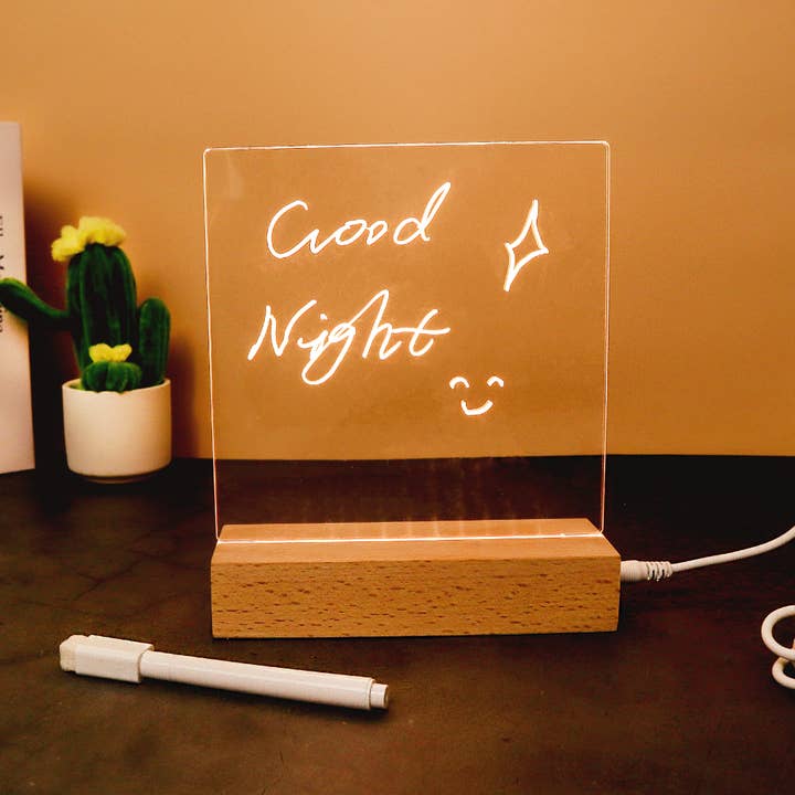 LED Writing Board – Reusable Message & Reminder Light Board for wholesale by Kitsville