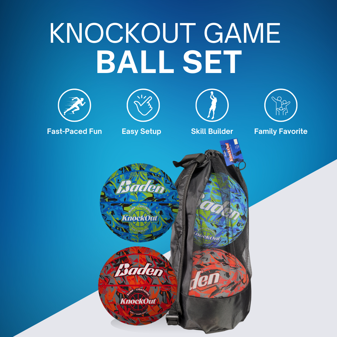 Baden Sports - Wholesale Sporting Accessories - Knockout Game Ball Set(Bump/Lightning)4