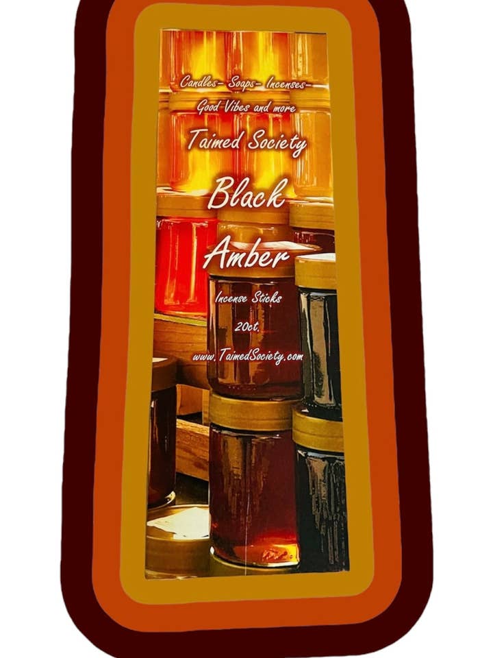 Black Amber Incense Pack for wholesale by Taimed Society