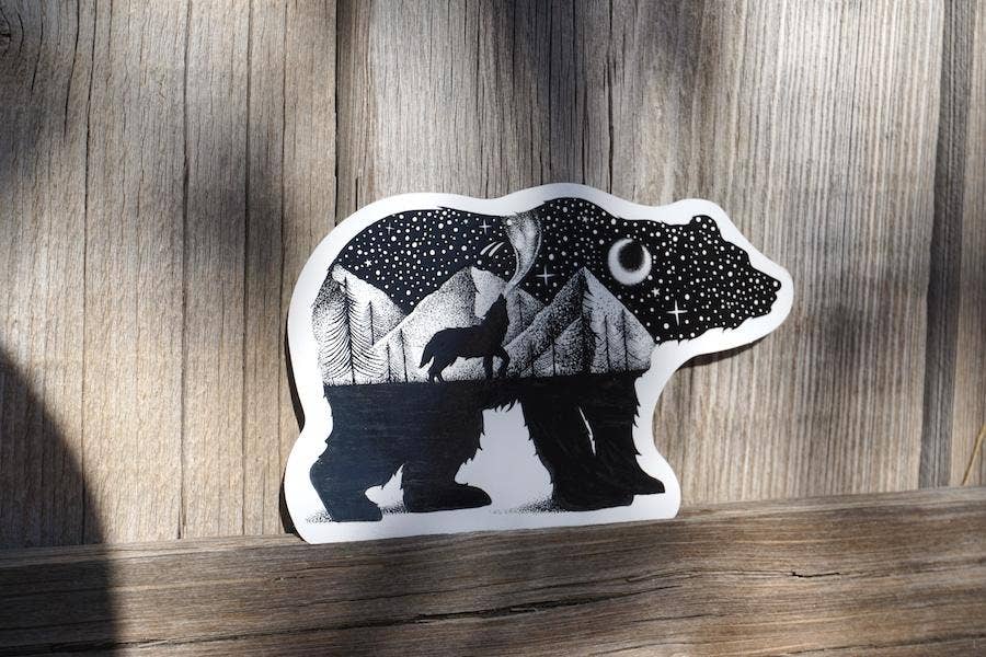 Sticker Art - Wholesale Sticker - Bear Sticker - Outdoor Stickers4