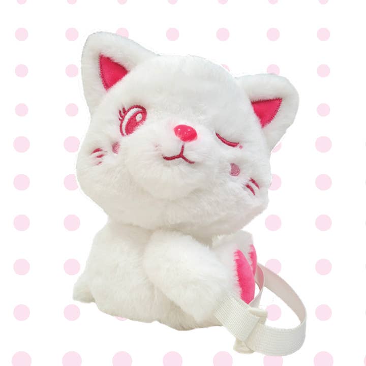 Bewaltz - Wholesale Crossbody Bag - Women's - Plush Sling Crossbody Bag - Winky Kitty1