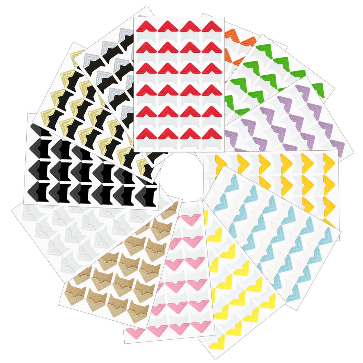 Wrapables.com - Wholesale Sticker - Wrapables Photo Corner Stickers, Photo Mounting3