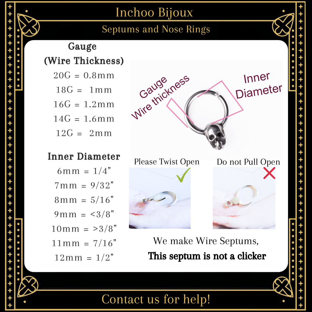 Inchoo bijoux inc - Wholesale Nose Ring - Statement Labradorite Septum Nose Piercing Marquise7