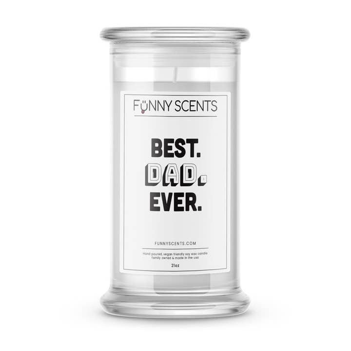 Der beste Vater aller Zeiten. Lustige Kerzen für den Großhandel von JewelryCandles.com