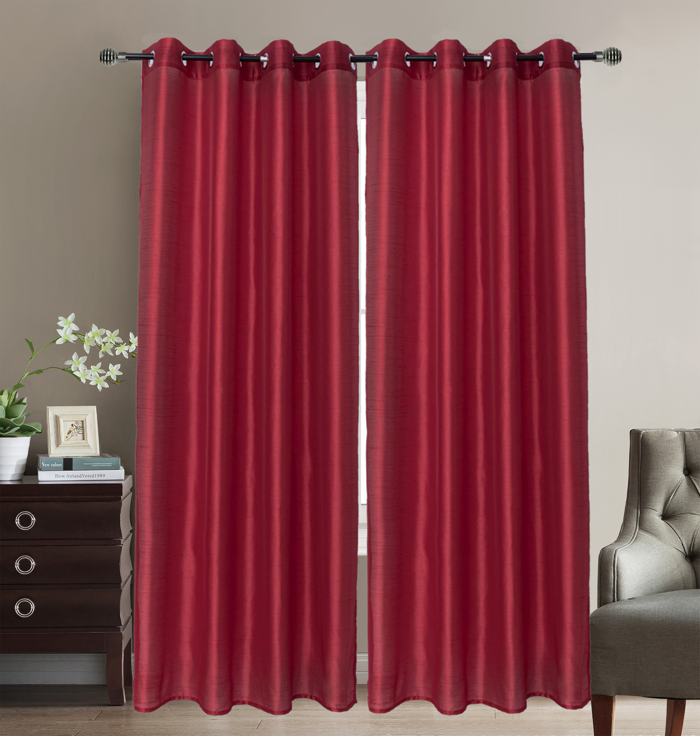 Super Bazaar - Wholesale Gordijn - Kant en Klaar Vitrage Gordijn - Met Ringen - 140x240 cm27