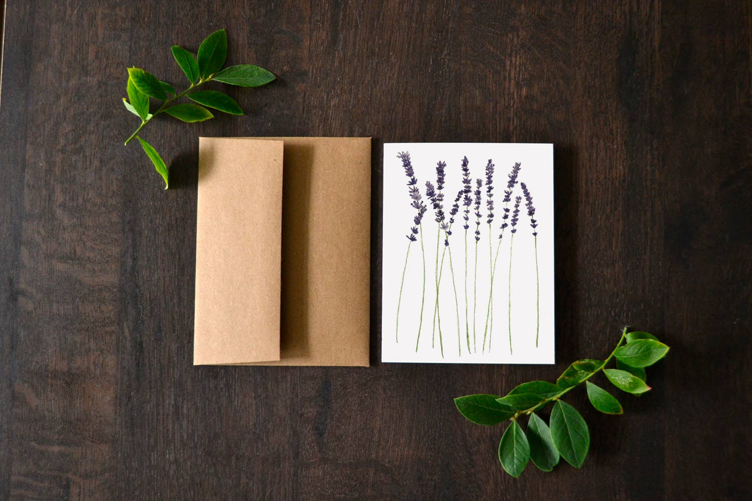 Little Leaf Ink - Wholesale Everyday Greeting Card - Lavender Greeting Card (A2)1