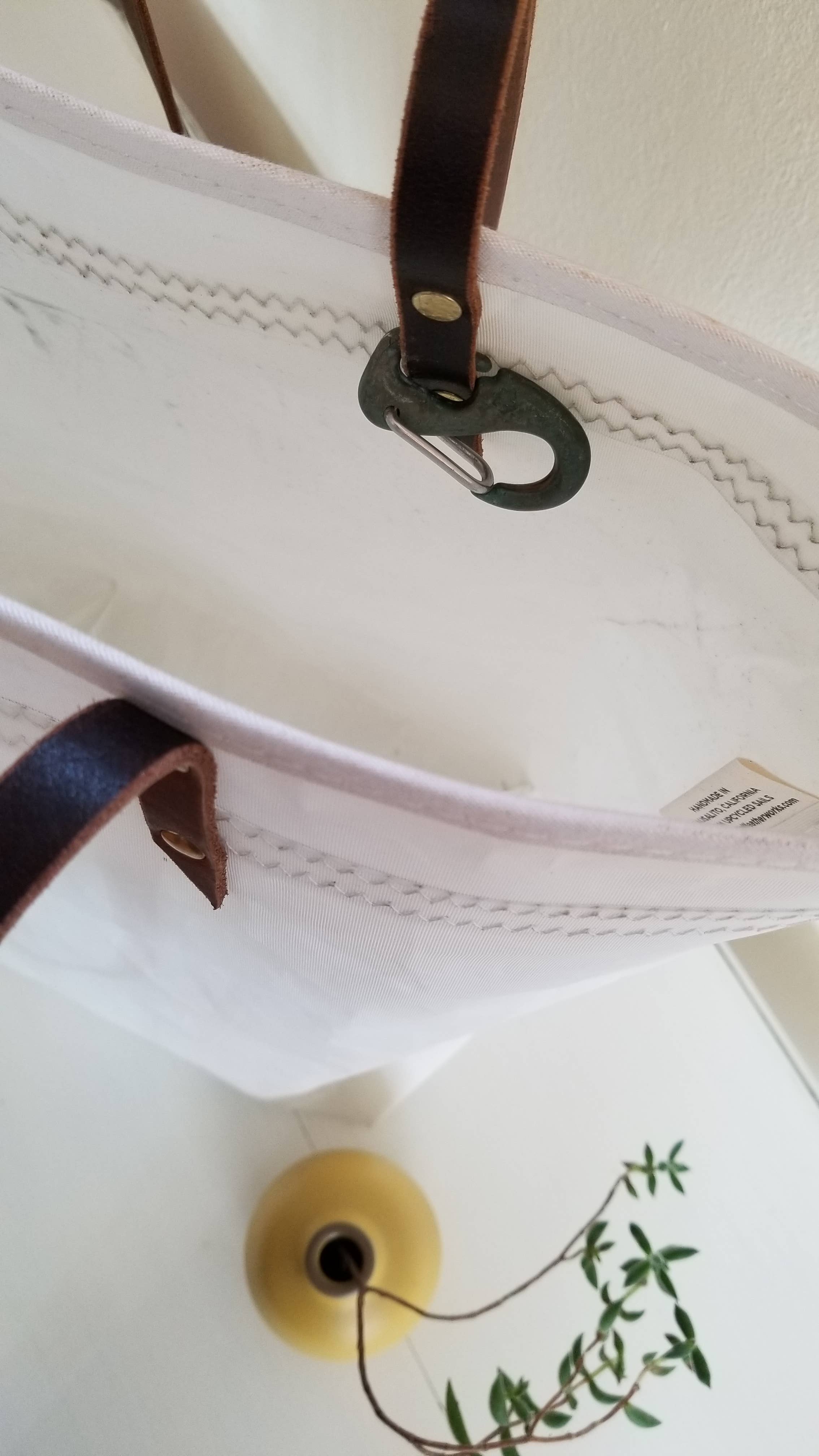 Landfall Leatherworks - Venta al por mayor Bolsa de asa- Mujer - Bolsa de tela para velas Rhumb Line4