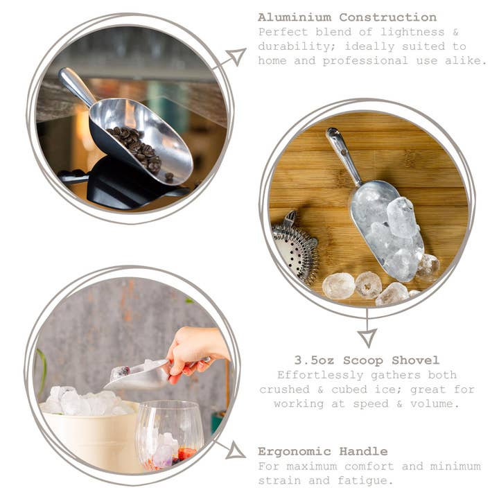 Rinkit Ltd – wholesale Ice-cream scoop – 3.5oz Aluminium Ice Scoop4