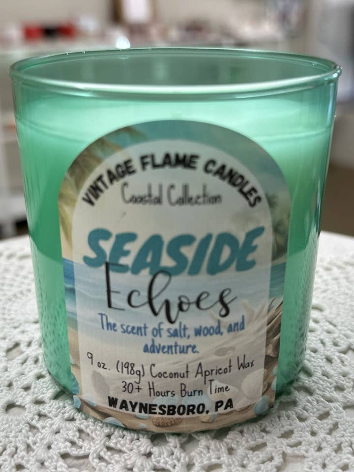 Seaside Echoes - Küstenkollektion für den Großhandel von The Vintage Flame Candles