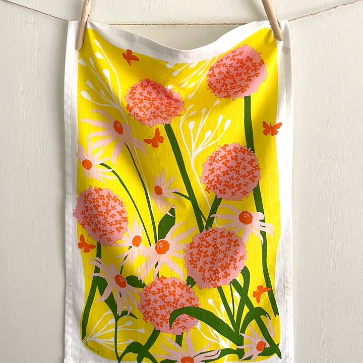Elizabeth Grubaugh - Wholesale Tea Towel - Allium Tea Towel1