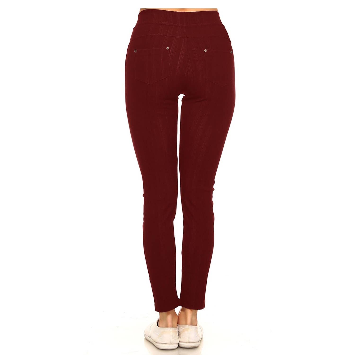 JHP Collection - Wholesale Fashion Leggings - Women's - WOMENS DENIM LOOK FULL LEGGINGS4
