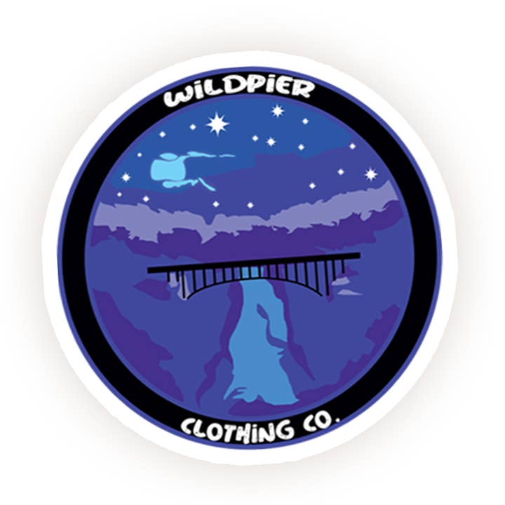 (2) Gorge Stickers for wholesale by The WildPier