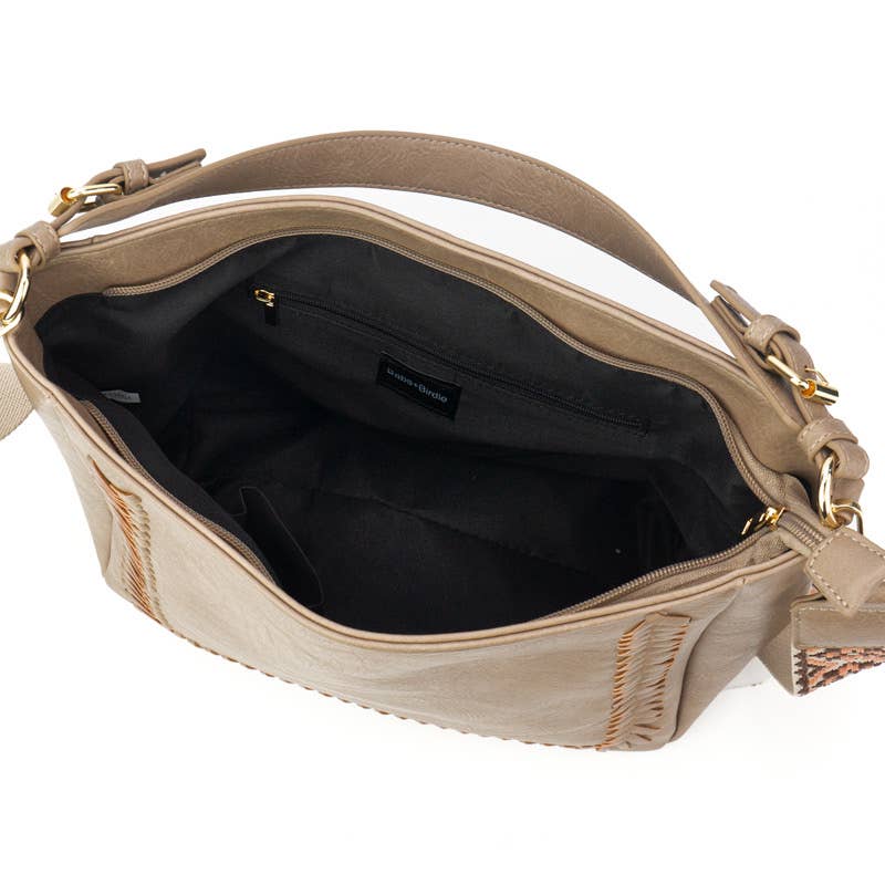 Babs + Birdie – Großhandel Messenger Bag – Damen – The Harper | Kuriertasche mit Kreuzstich10