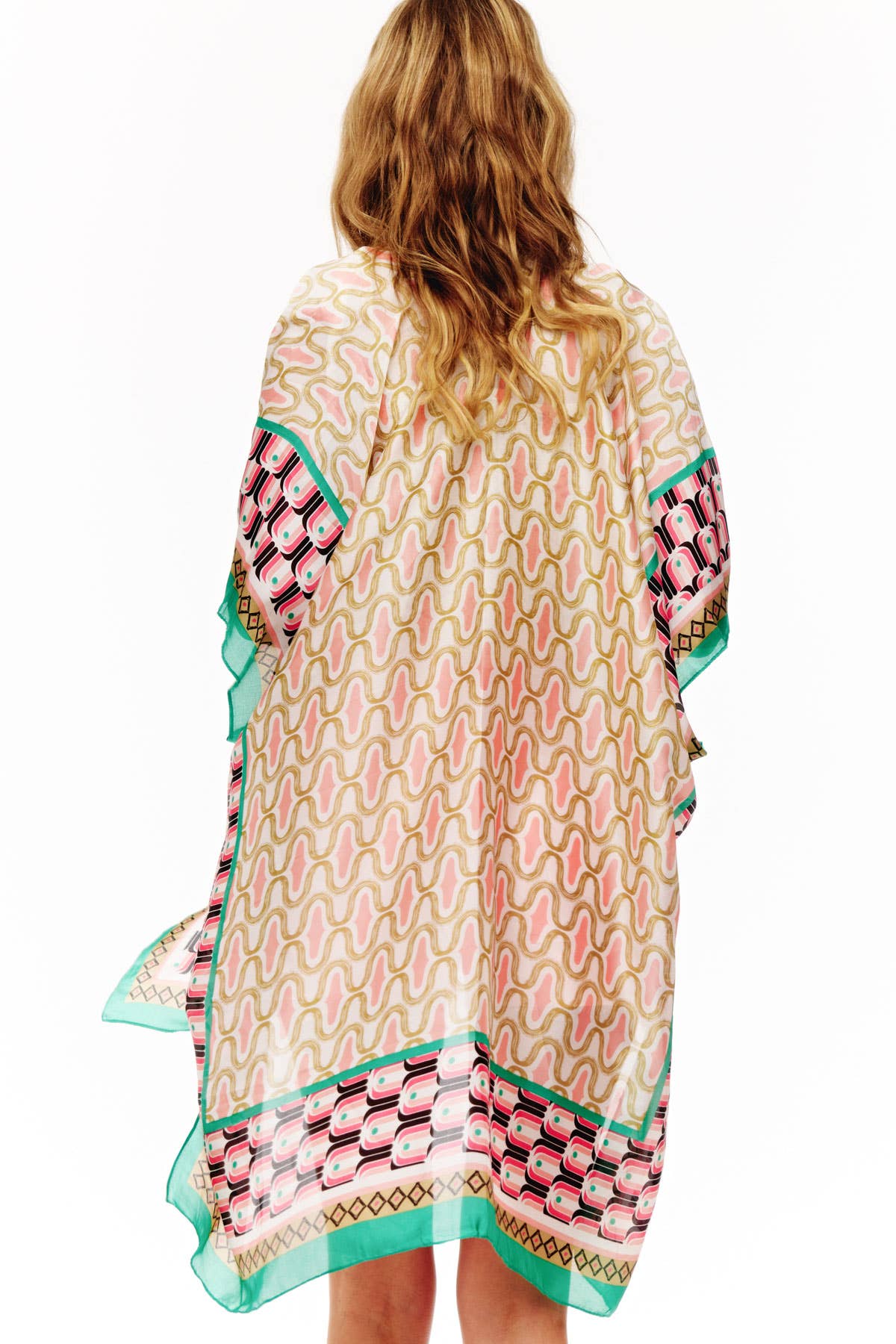 JOIA ACCESSORIES - Vente Kimono – femme - KIMONO EN SOIE IMPRIMÉ MULTICOLORE, BAAP 251310