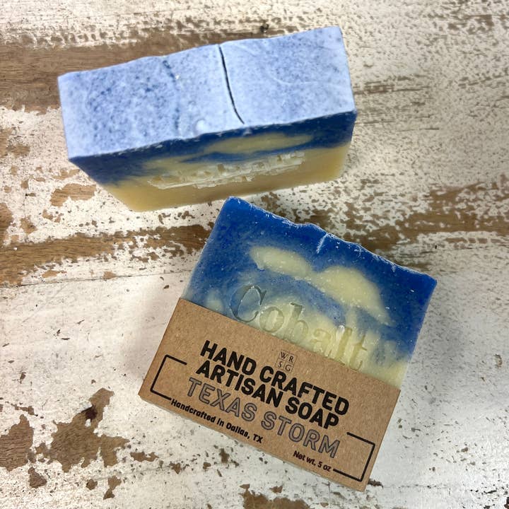 White Rock Soap Gallery - Wholesale Bar Soap - Cobalt Soap Co. Texas Storm Soap2