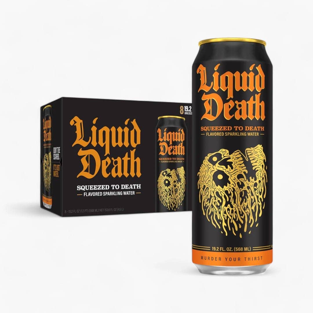 L&F Universal Goods - Wholesale Sparkling Water - Liquid Death Squeezed Flavored Sparkling Water 24 Cans