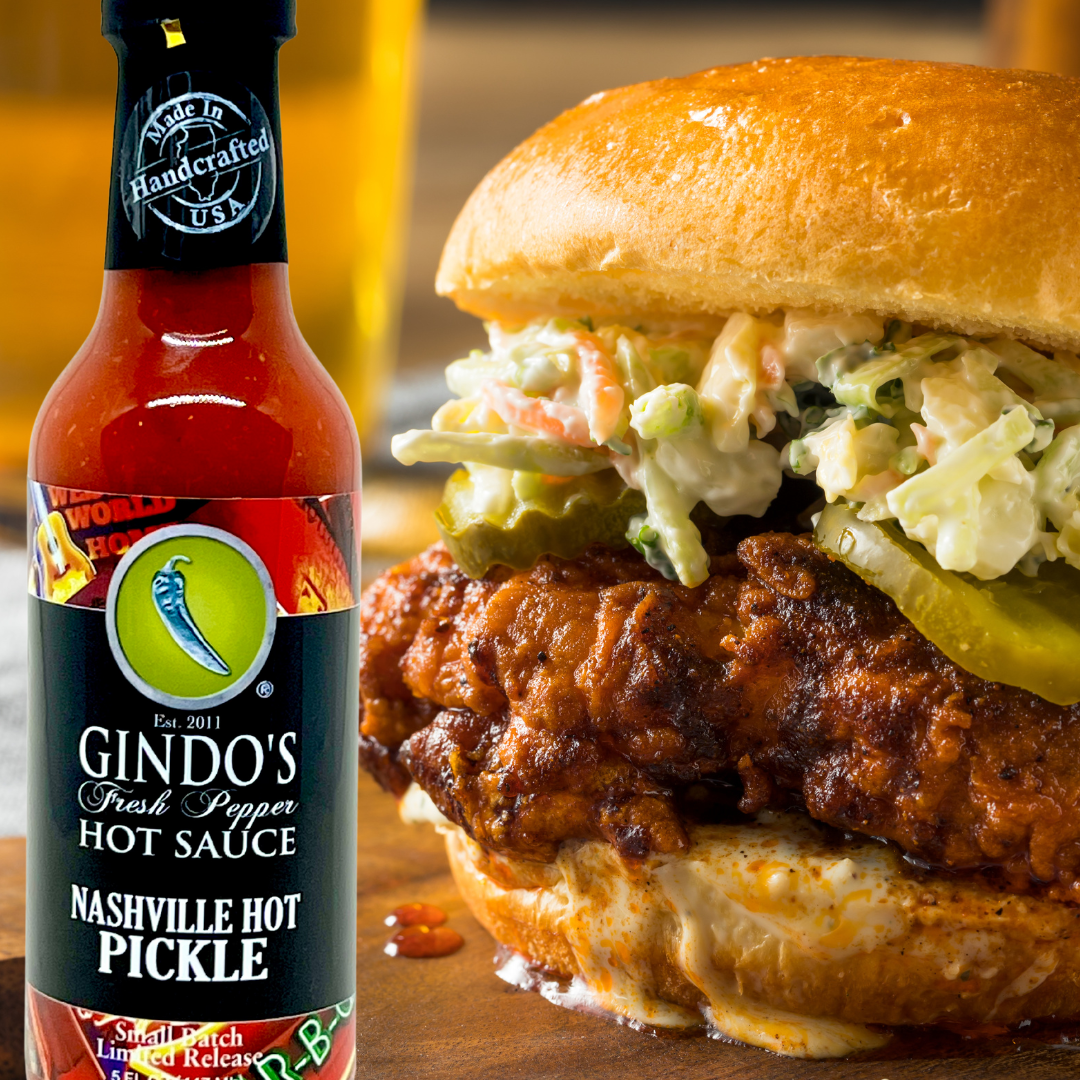 Gindo's Spice of Life – wholesale Hot sauce – Nashville Hot Pickle Hot Sauce1