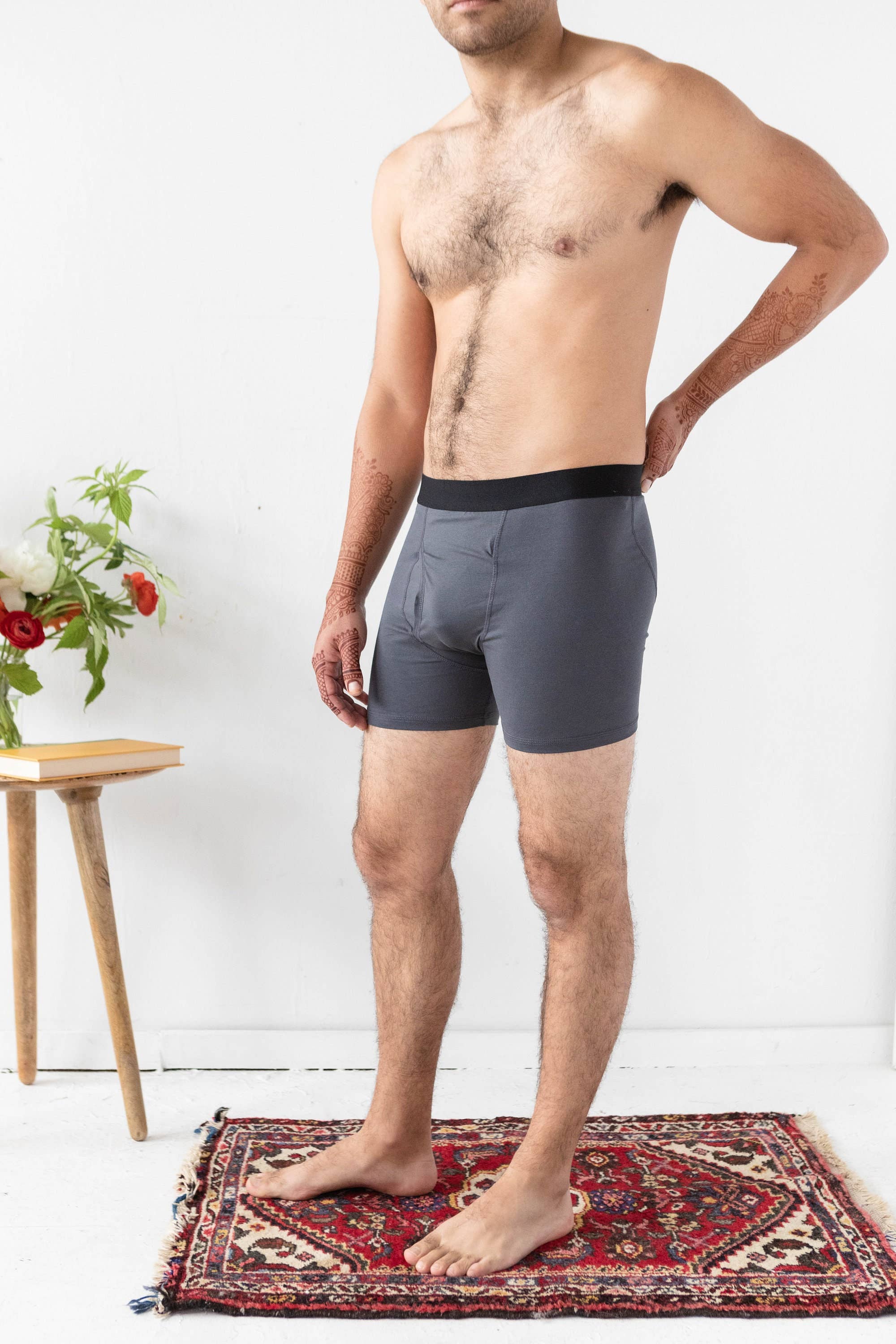 UNA PLUMA - Wholesale Underwear - Men's - Organic Cotton Boxer Briefs - Single Pair of Men’s Underwear6