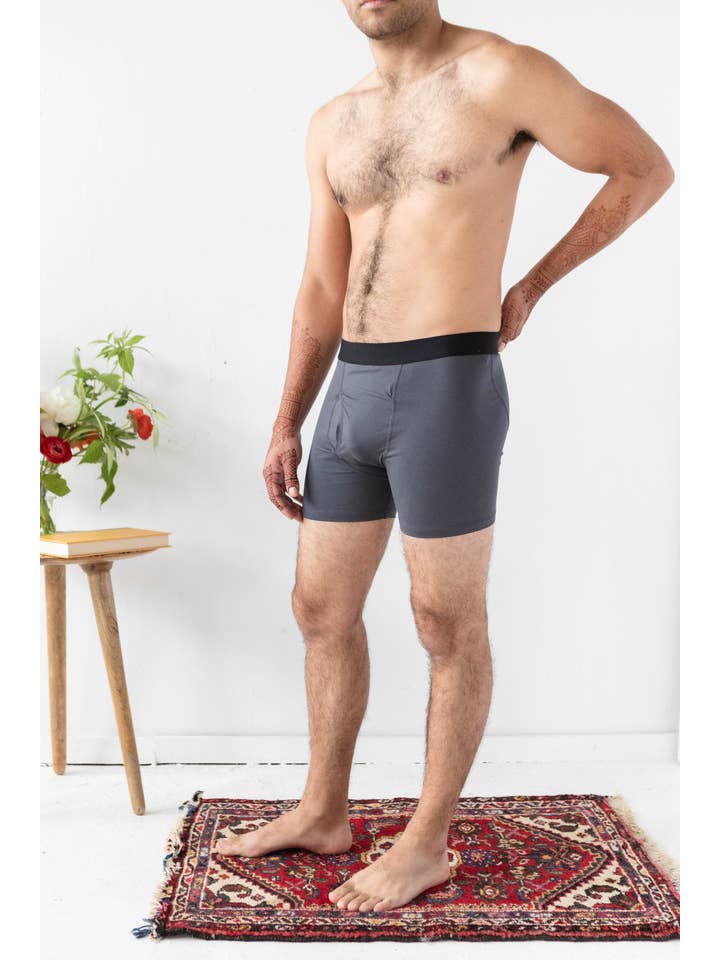 UNA PLUMA - Wholesale Underwear - Men's - Organic Cotton Boxer Briefs - Single Pair of Men’s Underwear6