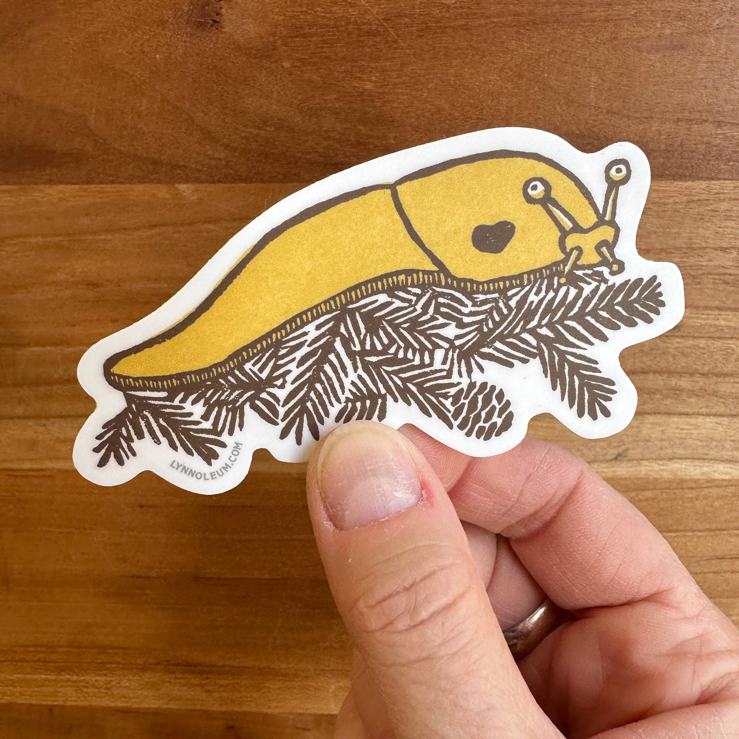 Lynn-oleum - Wholesale Sticker - Banana Slug STICKER1