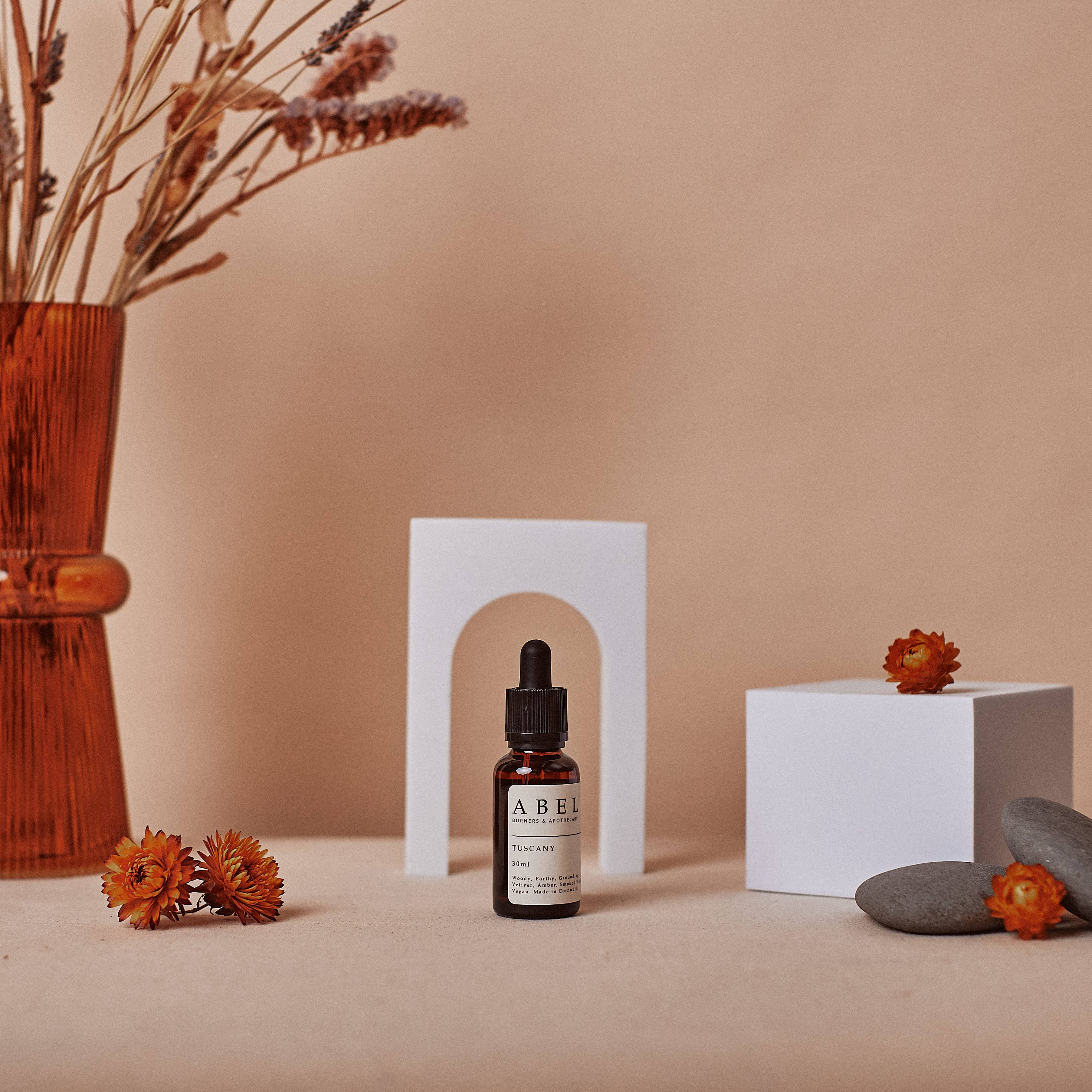 Abel Burners – wholesale Fragrance oil – Tuscany 30ml Fragrance Oil - Vetiver, Amber, Smoked Wood0