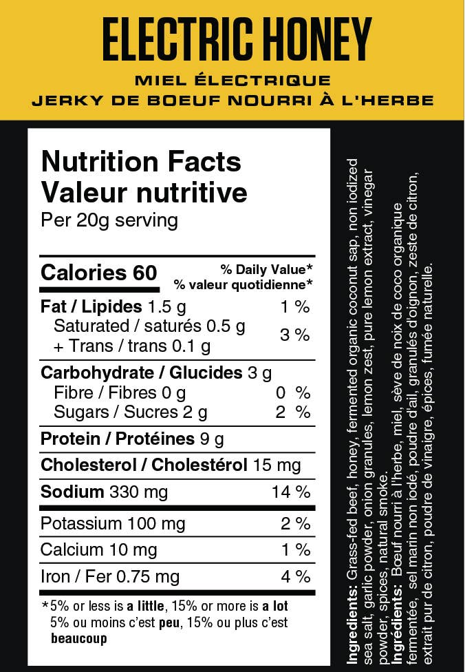 Carzan Local Meats - Wholesale Jerky - Electric Honey Jerky Bars3