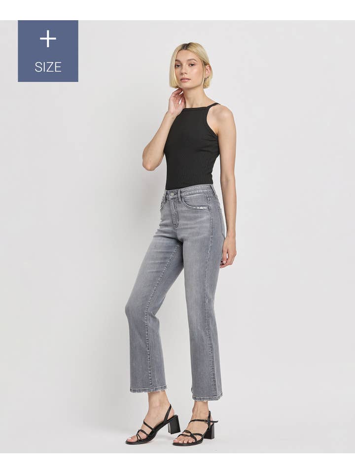 HOOGDUIK ENKELLAARSBROEK MET HOGE TAILLE IN GROTE MATEN T6413-P voor groothandel op Faire8