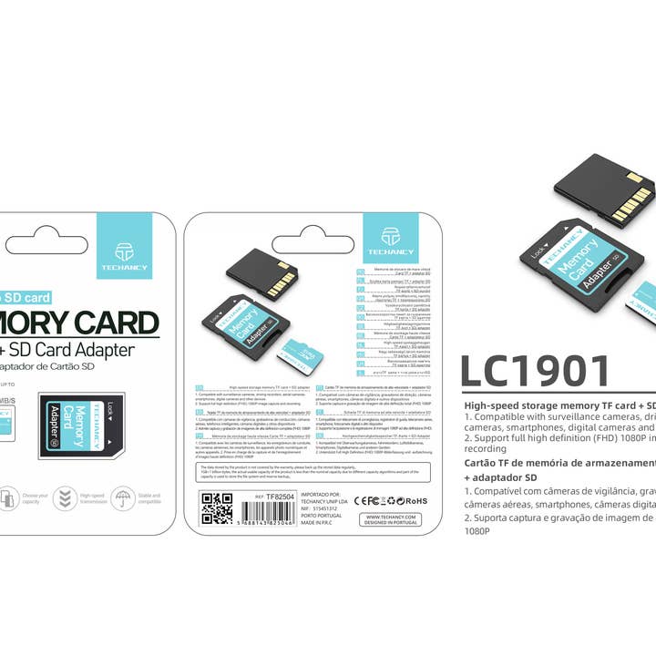 TECHANCY - Wholesale USB Flash Drive - TECHANCY 64GB microSD Memory Card + SD Adapter Performance3