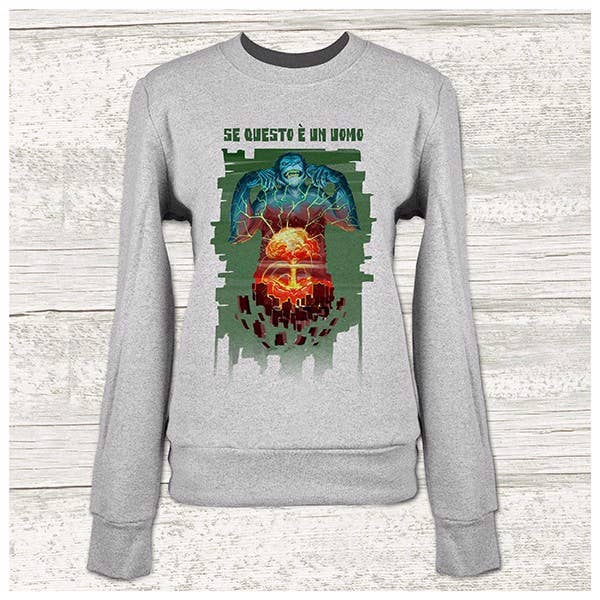 Se Questo è un Uomo Felpa Girocollo Donna per la vendita all'ingrosso da parte di Collecteeve